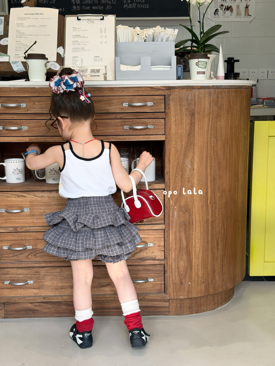 opolala 韓系HelloKitty背心 女童百搭休閒無袖上衣